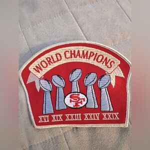 Vintage San Francisco 49ers Super Bowl Champions Patch